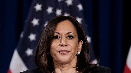 Kamala Harris Delivers Remarks In Washington DC