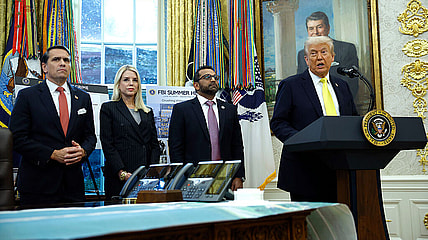 Donald Trump, Pam Bondi, Todd Blance, DOJ, FBI, theGrio.com