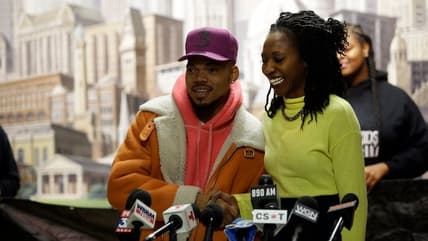 Chance the Rapper and Amara Enyia thegrio.com