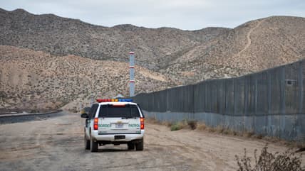 A U.S. Border Patrol agent thegrio.com