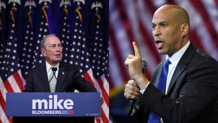 Mike Bloomberg and Cory Booker thegrio.com