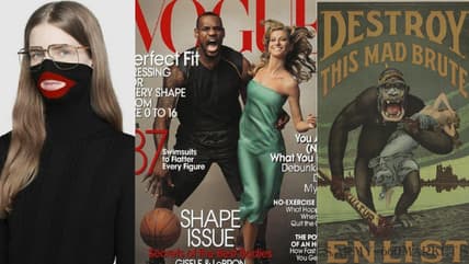 Images from magazines and ads