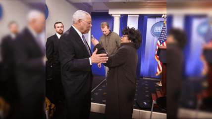 April Ryan interviews Colin Powell