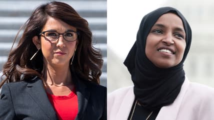 US Reps. Lauren Boebert and Ilhan Omar