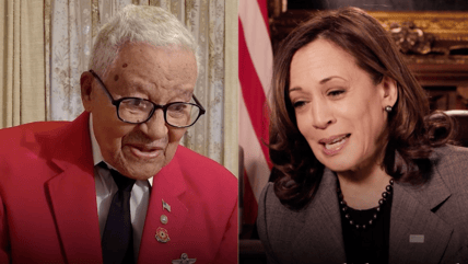 Vice President Harris wishes Brigadier General Charles McGee a happy 102nd birthday.