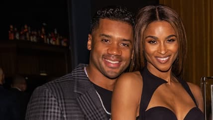 Seattle Seahawks quarterback Russell Wilson and his wife, singer Ciara, thegrio.com