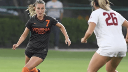 Virgina Tech soccer player Kiersten Hening