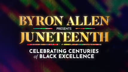 "Byron Allen Presents Juneteenth" poster