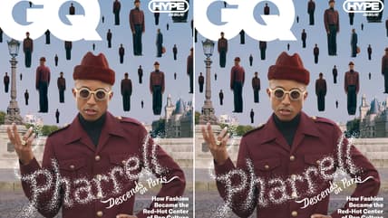 Pharrell Williams GQ cover, Pharrell Williams Louis Vuitton, Pharrell Williams Virgil Abloh,