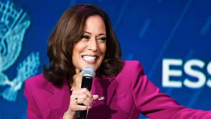 Vice President Kamala Harris, Kamala Harris Vice President's residence, Kamala Harris Sheila Bridges interior design, Kamala Harris pink home office,