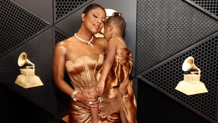 Victoria Monet daughter, Victoria Monet Hazel Monet, Naomi Campbell daughter, Naomi Campbell daughter boss, Keke Palmer son, Victoria Monet Hazel Grammys, Does Naomi Campbell have kids? theGrio.com