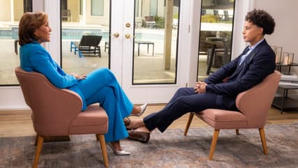 Robin Roberts interviews basketball player Brittney Griner
