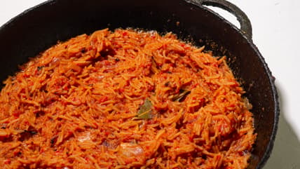Jollof rice, Jollof wars, Jollof, Jollof debate, West Africa, West African food, West African dishes, West African Jollof, Jollof-gate, Jamie Oliver, High on the Hog, Almeda DC, Dakar NOLA, Where is Jollof from, Is Jollof Nigerian, Is Jollof from Ghana, Jollof Senegal, theGrio.com