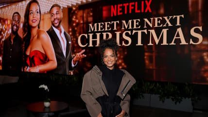 thegrio.com, christina milian, devale ellis, kofi siriboe, netflix, meet me next christmas, christmas