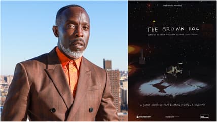 Michael K Williams, Michael K Williams movies, Michael K Williams The Brown Dog, The Brown Dog film, The Brown Dog animated short, The Brown Dog WeTransfer, The Brown Dog Idris Elba, theGrio.com