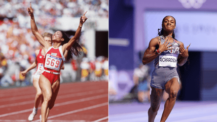 Sha'Carri Richardson, Flo Jo, Florence Griffith Joyner, Flo Jo style, Florence Griffith Joyner style, Sha'Carri Richardson style, fashion and sports, fashion in sports, athletes personal style theGrio.com