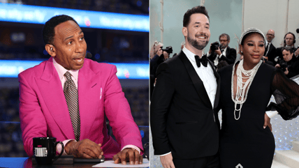 Stephen A. Smith Serena Williams, Who is Serena Williams' husband?, Stephen A Serena Super Bowl, Serena Williams Super Bowl halftime show, Serena Williams Halftime show theGrio.com