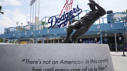 thegrio, jackie robinson, los angeles dodgers, color barrier