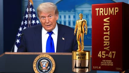 trump fragrance, trump perfume, trump cologne, Trump Victory 47, Trump megabill, Trump big beautiful bill theGrio.com