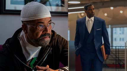 Jeffrey Wright and Denzel Washington