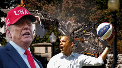 Donald Trump, White House, Renovation, Barack Obama, Basketball Court, theGrio.com