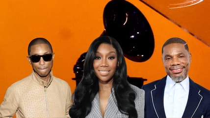 Black Music Icon Award Grammys, Grammys Dr. Dre Global Impact Award, Pharrell Grammys, Kirk Franklin Grammys, Brandy Grammys,