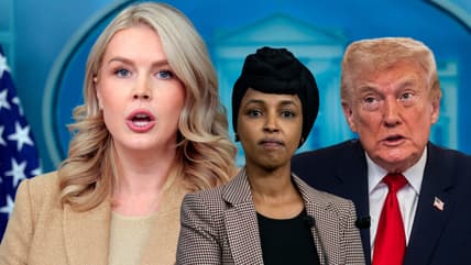 Karoline Leavitt, Ilhan Omar, Donald Trump, theGrio.com