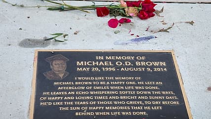 Michael Brown memorial thegrio.com