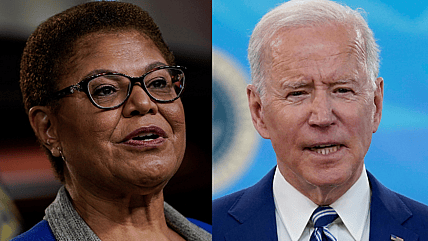 Rep. Karen Bass and President Joe Biden