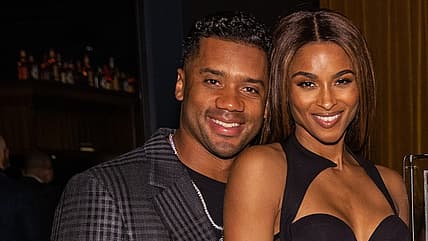 Seattle Seahawks quarterback Russell Wilson and his wife, singer Ciara, thegrio.com