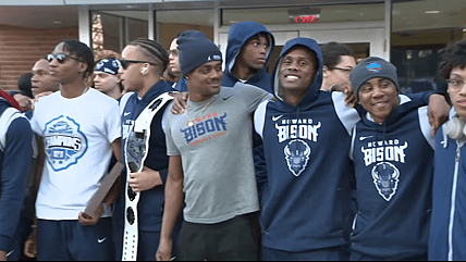 Howard University men's swim team