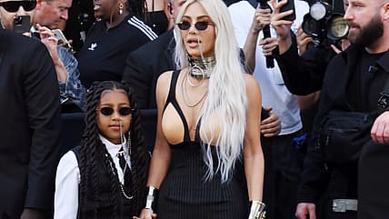 North West trademark Kim Kardashian celebrity children beauty and style theGrio.com