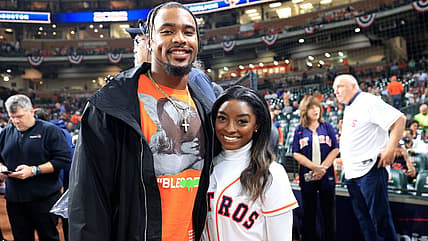Simone Biles and Jonathan Owens, Simone Biles wedding, destination weddings, Black brides, Black love, Black style, theGrio.com