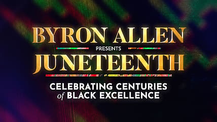 "Byron Allen Presents Juneteenth" poster