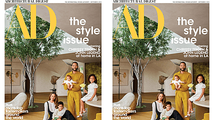 Chrissy Teigen, John Legend home, Chrissy Teigen John Legend AD cover theGrio.com