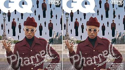 Pharrell Williams GQ cover, Pharrell Williams Louis Vuitton, Pharrell Williams Virgil Abloh,
