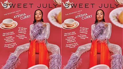 What is the meaning of Sweet July?, Who owns Sweet July?, Sweet July Ayesha Curry, Sweet July magazine Ayesha Curry, Ayesha Curry Holiday tips, Does Ayesha Curry own Sweet July? theGrio.com