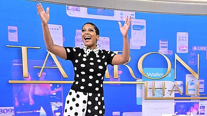 Tamron Hall, Tamron Hall Show, Tamron Hall child, Tamron Hall motherhood, Tamron Hall Mother's Day Extravaganza, Tamron Hall son, Tamron Hall husband, Black motherhood, mid-life motherhood, motherhood after 40, motherhood after 50, Mother's Day, theGrio.com