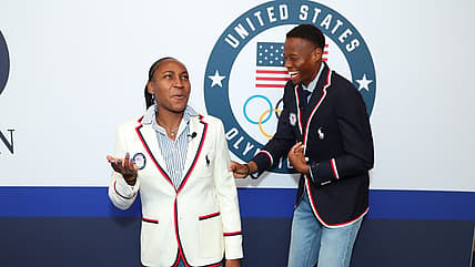 Black Olympians 2024, Black athletes on Team USA, Paris Olympics 2024, Summer Olympics 2024, Coco Gauff, Chris Eubanks, Gianluca Busio, Crystal Dunn, Ashleigh Johnson, Lauren Scruggs, Kennedy Blades, CJ Nickolas, Faith Dillon, Nyjah Huston, Kevon Williams, Frederick Richard, Jordan Chiles, Simone Biles, Quincy Wilson, Hezly Rivera, Tara Davis-Woodhall, Sha’Carri Richardson, Noah Lyles, Shaine Casas, Simone Manuel, Brittney Griner, Joel Embiid, Steph Curry, theGrio.com