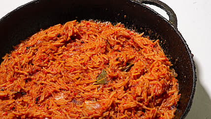 Jollof rice, Jollof wars, Jollof, Jollof debate, West Africa, West African food, West African dishes, West African Jollof, Jollof-gate, Jamie Oliver, High on the Hog, Almeda DC, Dakar NOLA, Where is Jollof from, Is Jollof Nigerian, Is Jollof from Ghana, Jollof Senegal, theGrio.com