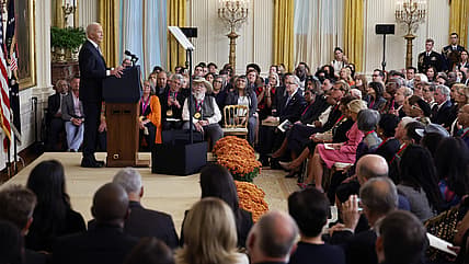 Joe Biden the National Medals of Arts, Joe Biden National Humanities Medals, Joe Biden National Arts and Humanities Reception, Missy Elliott National Arts and Humanities Reception, Queen Latifah National Arts and Humanities Reception, Spike Lee National Arts and Humanities Reception