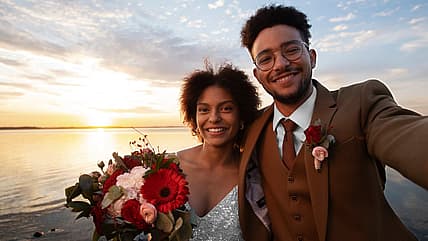 Wedding Black Couple