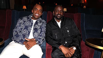 Chris Witherspoon of PoViewers and Brian Tyree Henry at Vibes and Views
