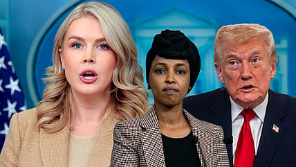 Karoline Leavitt, Ilhan Omar, Donald Trump, theGrio.com