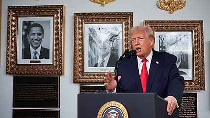 Trump, trump plaques, Trump Presidential Walk of Fame, Presidential Walk of Fame, Obama plaque, Biden plaque theGrio.com