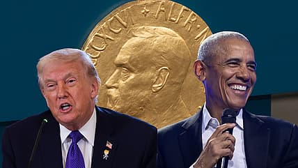 Donald Trump, Barack Obama, Nobel Prize