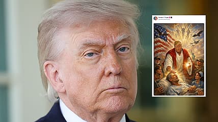 Donald Trump, Jesus, Truth Social, theGrio.com