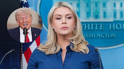 Karoline Leavitt, Donald Trump, Iran, theGrio.com