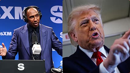 Stephen A. Smith, Donald Trump, NBA Finals, Stephen A. Smith Donald Trump, Donald Trump NBA Finals, Stephen A. Smith NBA Finals