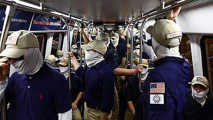 Patriot Front, Patriot Front Washington D.C., Bernita Bowlding, Bernita Bowlding D.C., Bernita Bowlding Viral Photo